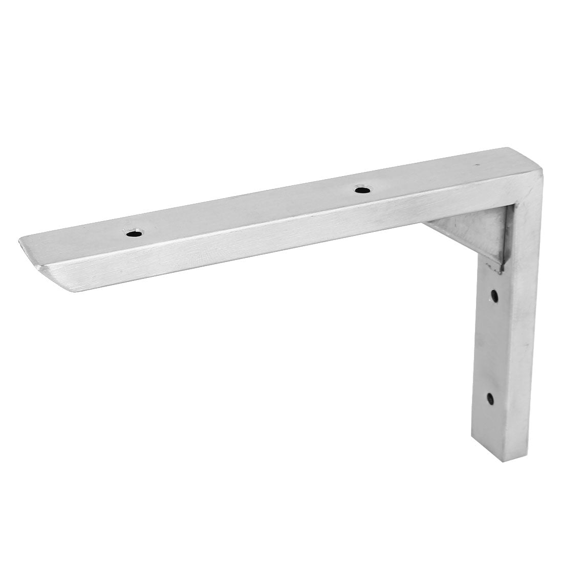 Harfington 150mmx100mm Metal Right Angle Support Shelf Corner Bracket Silver Tone 2pcs