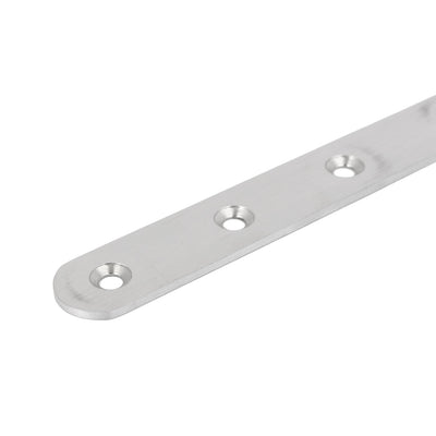 Harfington 195mm Length Flat Corner Brace Brackets Mending Plates Repair Fixing Joining 2pcs