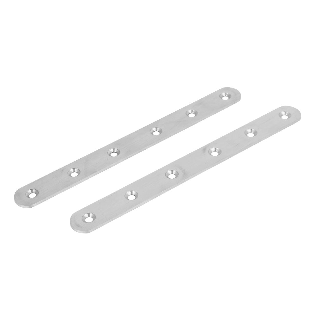 Harfington 195mm Length Flat Corner Brace Brackets Mending Plates Repair Fixing Joining 2pcs