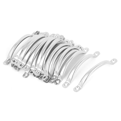 uxcell Uxcell Drawer Closet Stainless Steel Bow Shape Pull Handle 105mm Hole Distance 30pcs