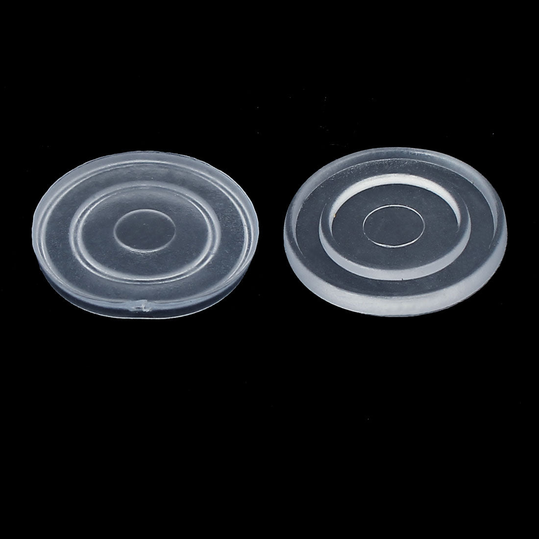 Harfington 18mm Dia Non-Slip Soft Grip Pad Rubber Feet Buffer 100PCS for Glass Table