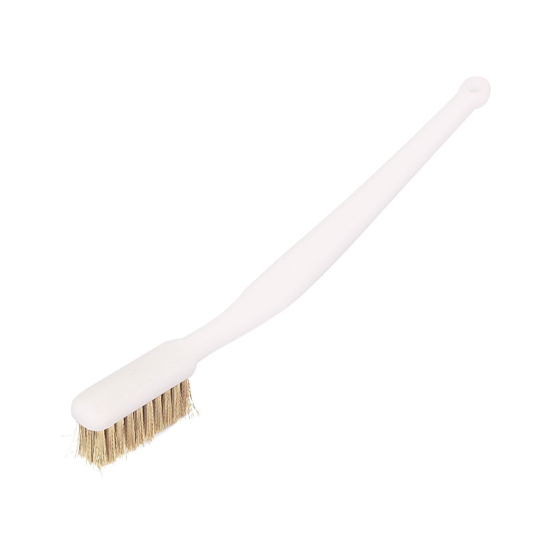 Harfington 35mm x 9mm Brass Bristle Plastic Handle Wire Scratch Brush for Scraper Cleaner