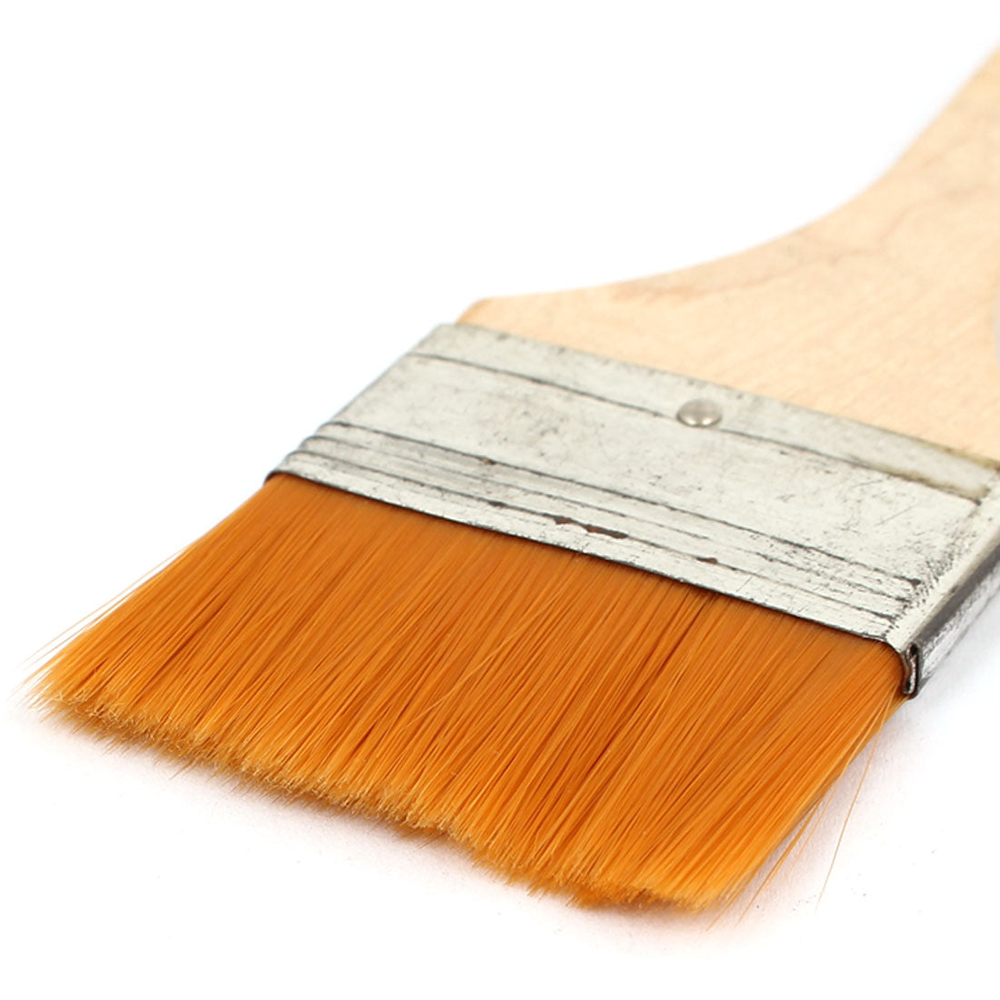 Harfington 155mm x 45mm Wood Handle Paint Brush Paintbrush Orange for Painter