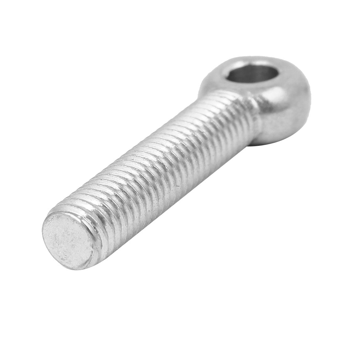 Harfington M8 x 40mm 304 Stainless Steel Machine Shoulder Lift Eye Bolt Rigging 12pcs