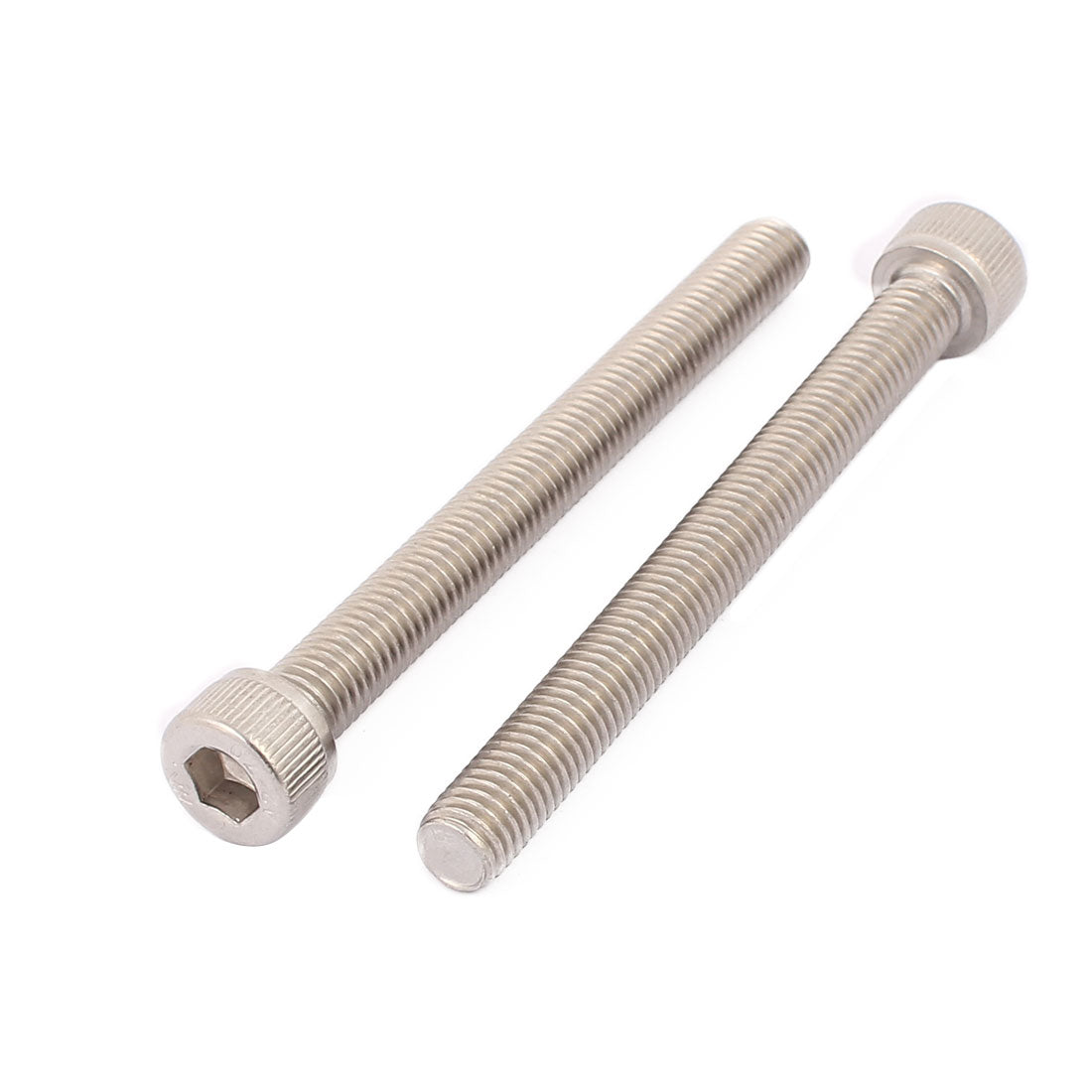 Harfington M10x100mm Hexagon Key Drive 304 Stainless Steel Hex Socket Cap Screw Bolt 5pcs