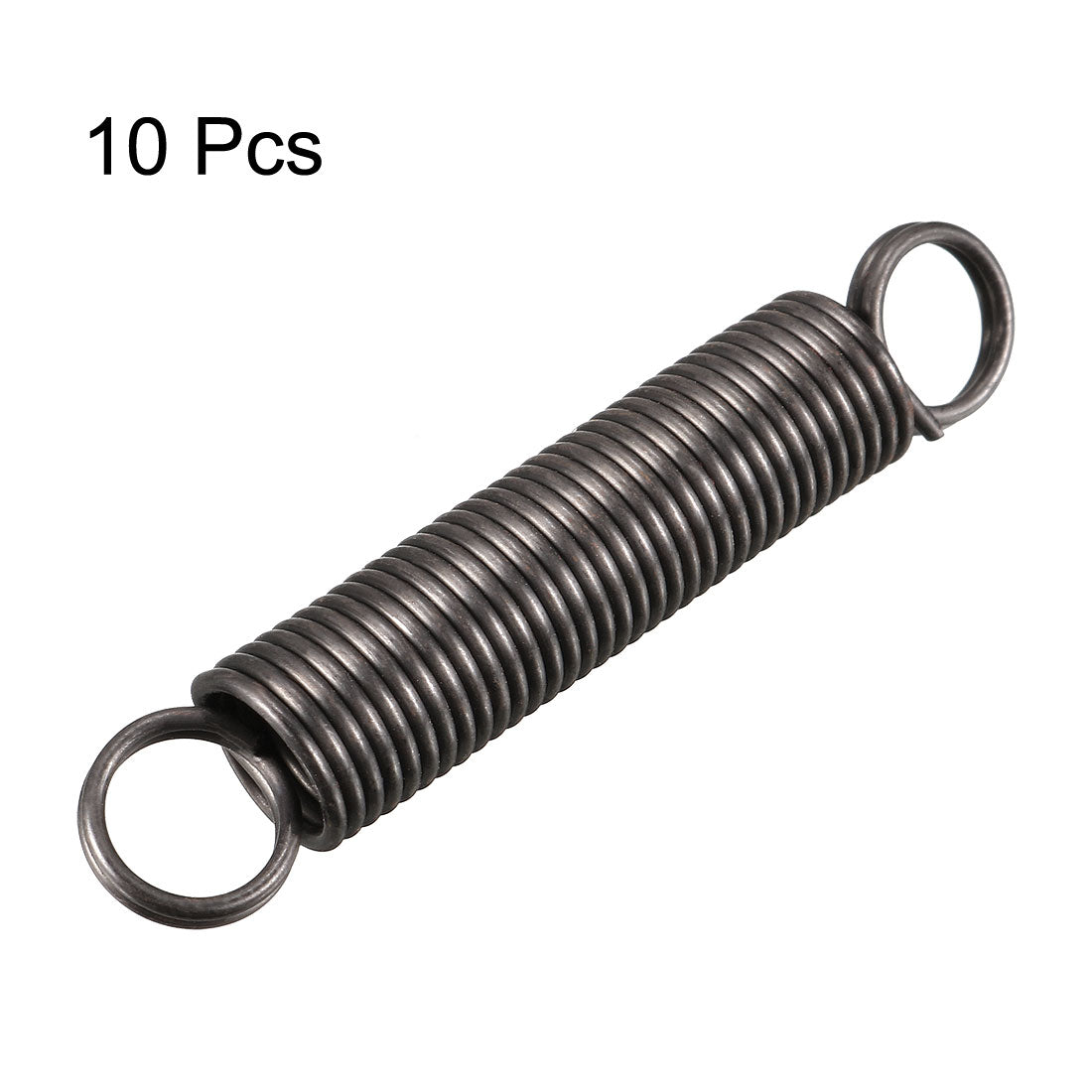 Harfington 0.9mm Wire Diax8.2mm ODx47mm Free Length Spring Steel Tension Spring 10pcs