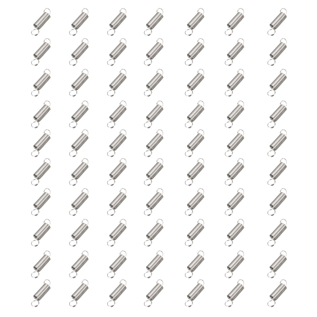 Harfington 0.5mm Wire Diax6mm ODx25mm Free Length Spring Steel Tension Spring 70pcs