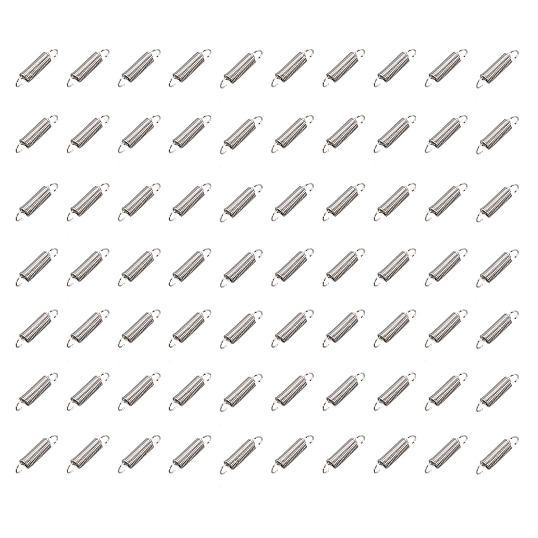 Harfington 0.5mm Wire Diax4mm ODx18mm Free Length Spring Steel Tension Spring 70pcs