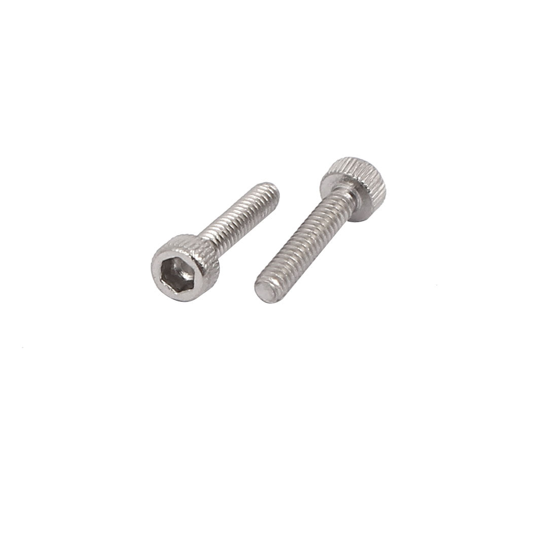 Harfington M1.6x8mm 0.35mm Pitch 304 Stainless Steel Hex Socket Head Cap Screw DIN912 60pcs