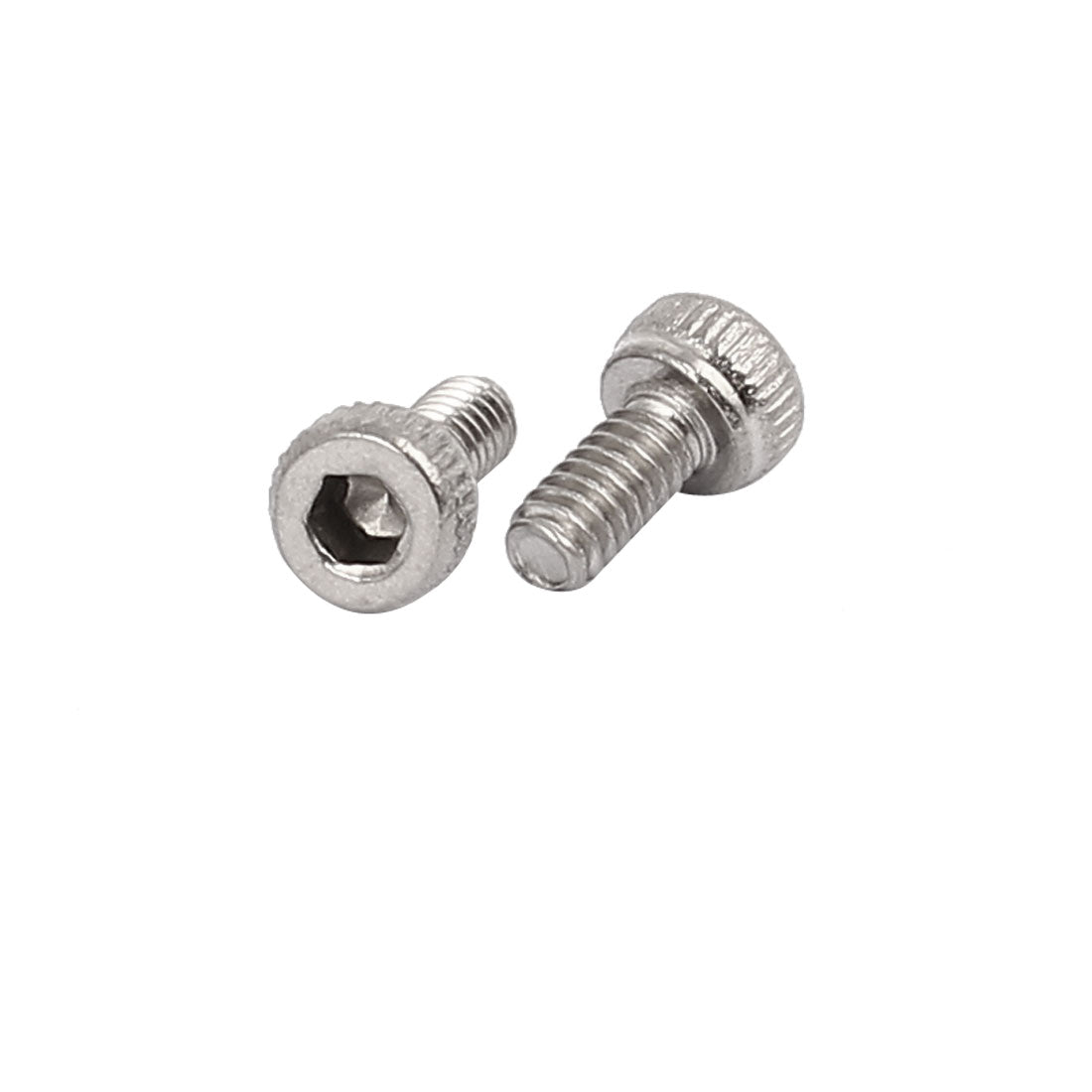 Harfington M2 x 4mm 0.4mm Pitch 304 Stainless Steel Hex Socket Head Cap Screw DIN912 55pcs