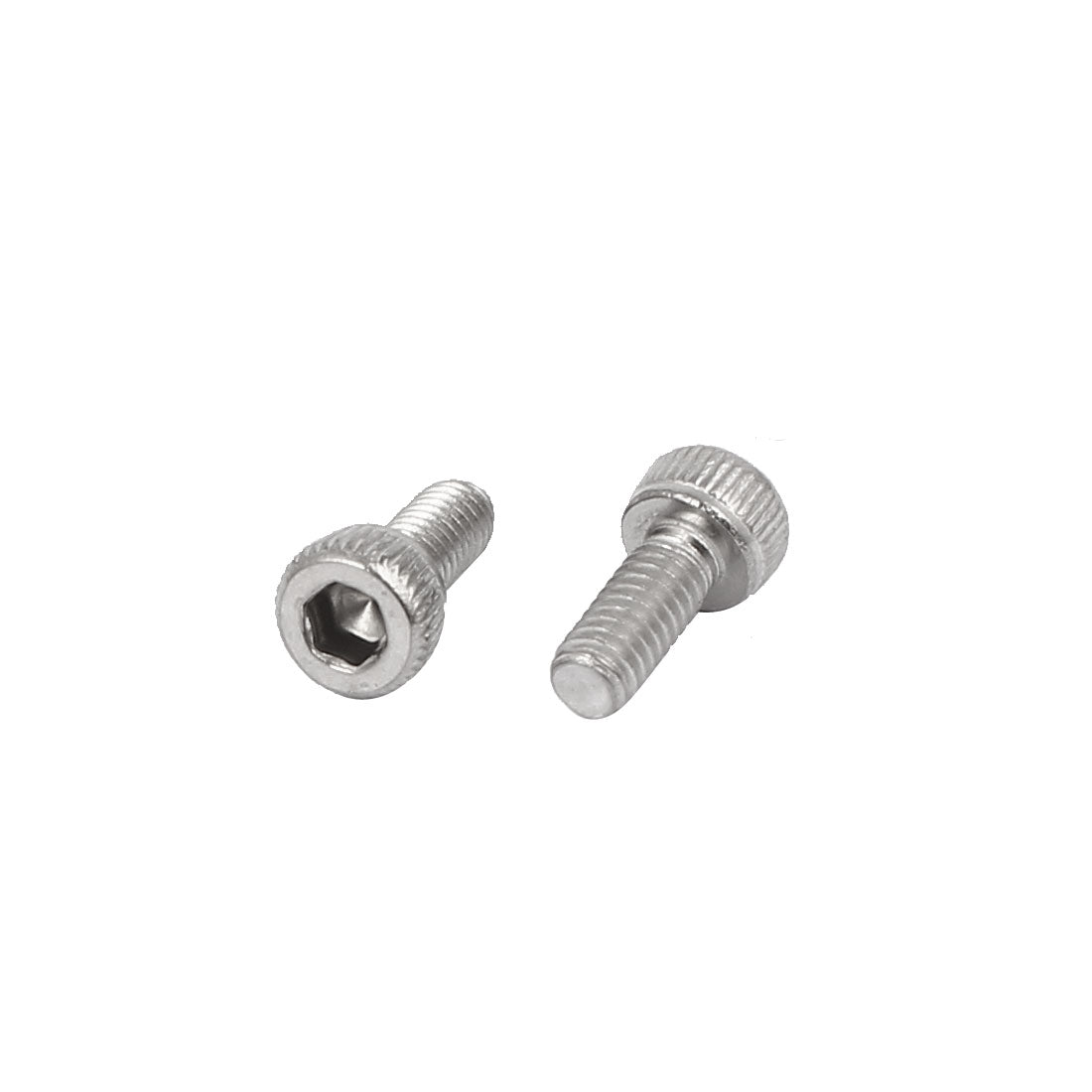 Harfington M2 x 5mm 0.4mm Pitch 304 Stainless Steel Hex Socket Head Cap Screw DIN912 55pcs