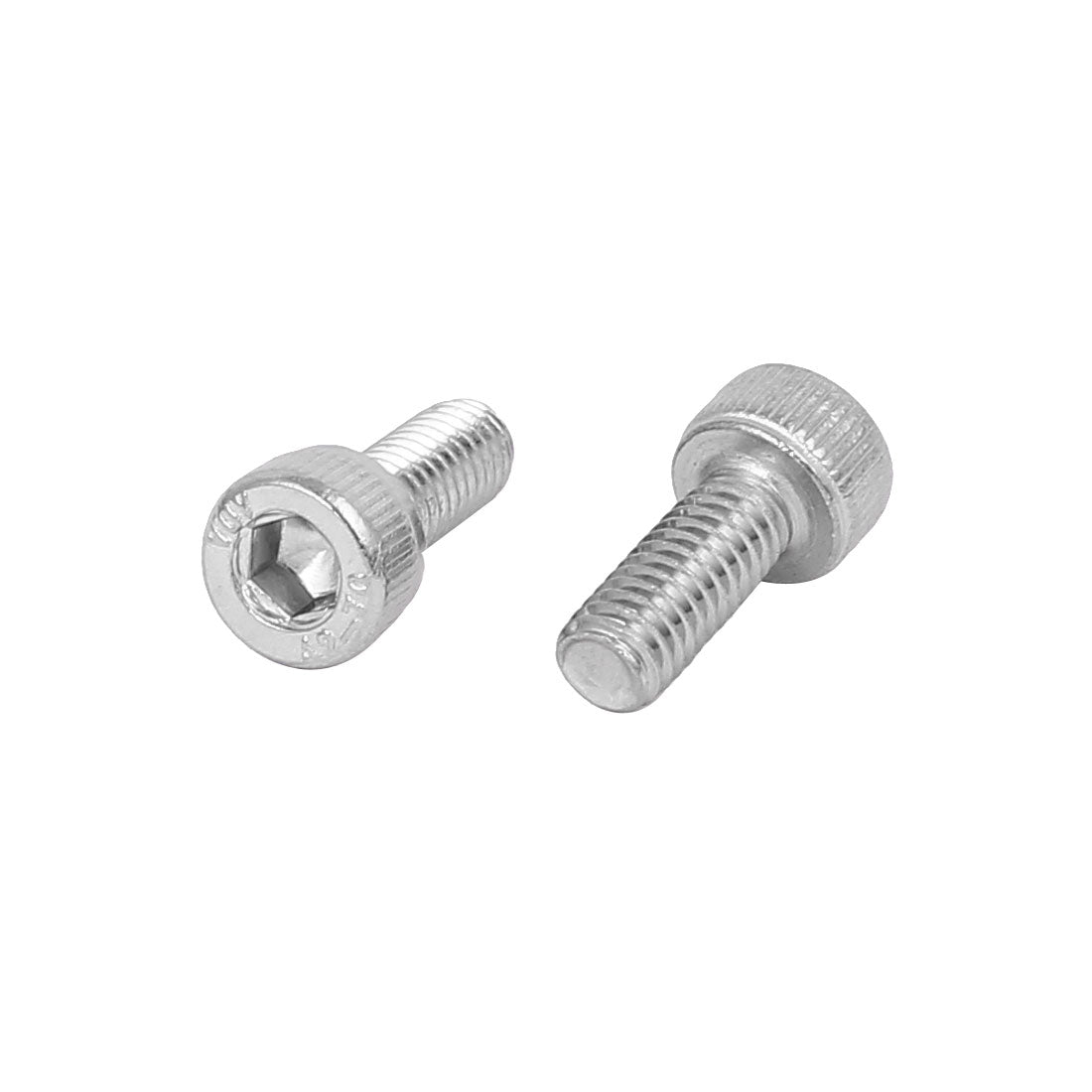 Harfington M4x10mm Thread 304 Stainless Steel Hex Socket Head Cap Screw Bolt DIN912 120pcs