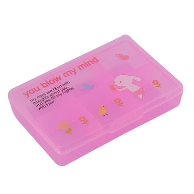 uxcell Uxcell Plastic Pill Travel Dispenser Storage Case Box Container