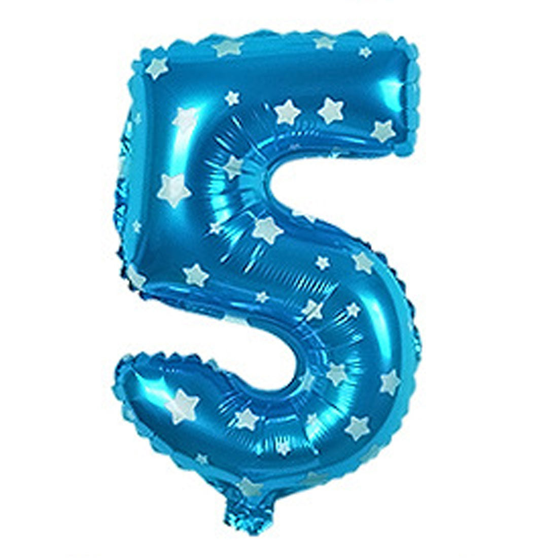 Harfington 16" Blue Foil Number 5 Shape Balloon Helium Party Birthday Wedding Anniversary Festival Decor