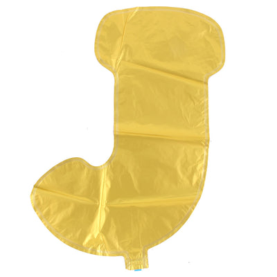 Harfington 16" Gold Tone Foil Letter J Balloon Helium Party Birthday Wedding Anniversary Festival Decor