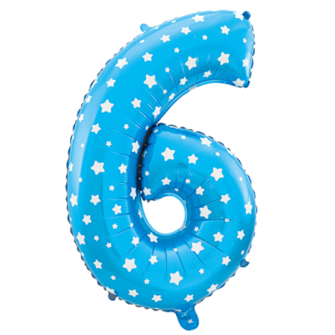 Harfington 16" Blue Foil Number 6 Shape Balloon Party Birthday Wedding Festival Decor