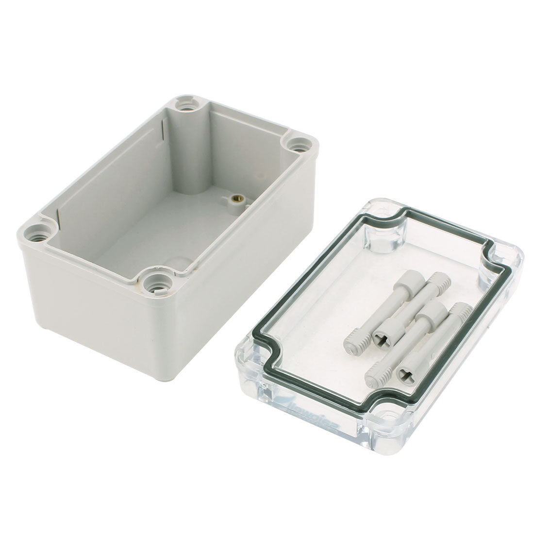 Harfington 130 x 80 x 70mm Transparent Cover Sealed Box Dustproof IP65 Junction Box Enclosure