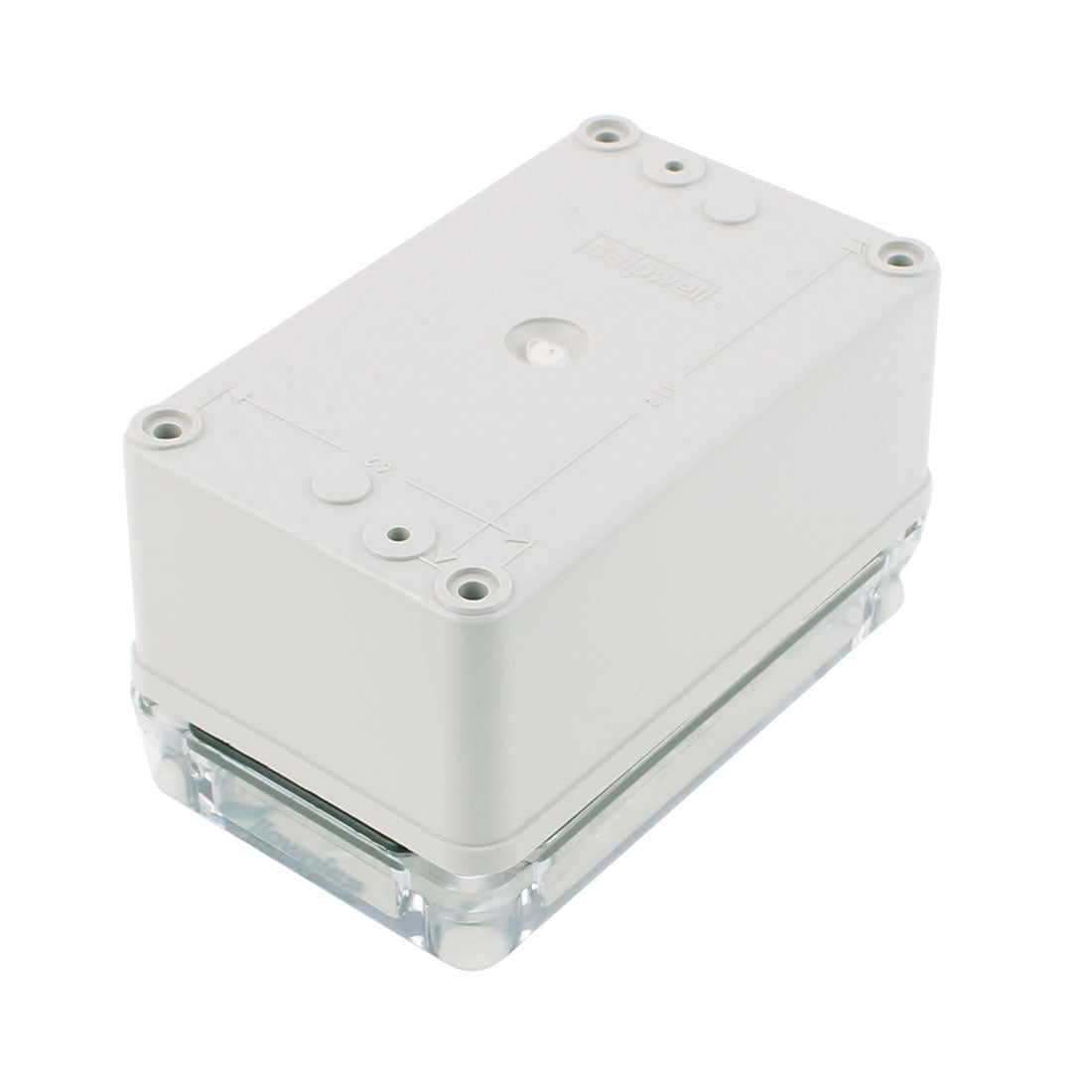Harfington 130 x 80 x 70mm Transparent Cover Sealed Box Dustproof IP65 Junction Box Enclosure