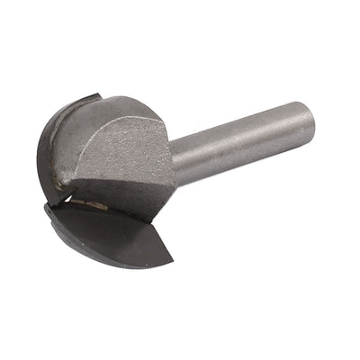 Harfington Carpenter Woodworking Metal 1/4" Shank Dia 1" Cutting Dia Round Nose Router Bit Cutter