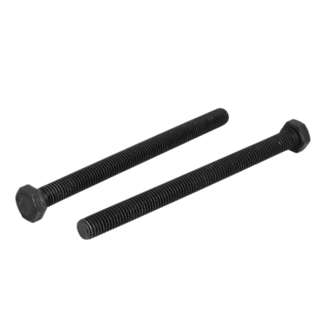 Harfington M12x150mm Grade 8.8 Fully Thread Hexagon Head Metal Hex Cap Screw Bolt Stud 4pcs