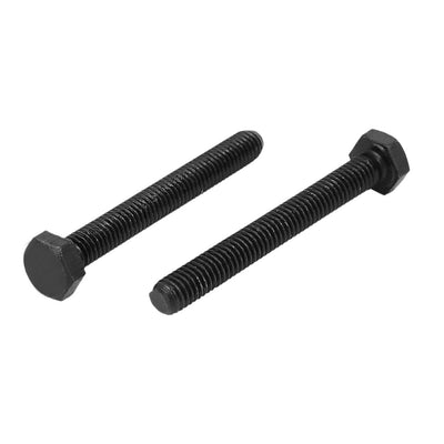 Harfington M6x50mm Grade 8.8 Fully Thread Hexagon Head Metal Hex Screw Bolt Fastener 25pcs