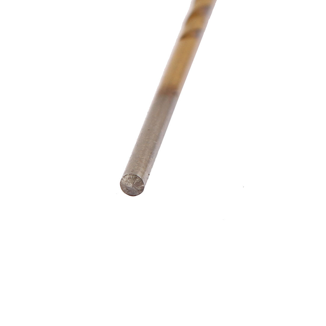 Harfington 1.6mm Cutting Dia Straight Shank Ti Coated HSS Twist Drill Bit 44mm Long 10pcs