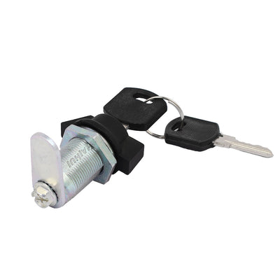 Harfington 17.5mm Dia Thread Quarter Turn Security Cam Lock w Keys