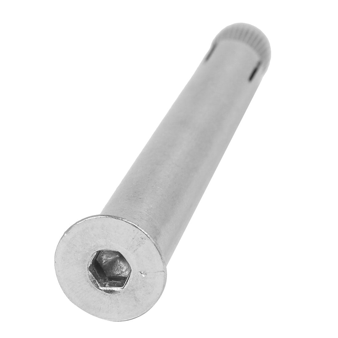 Harfington M8 x 100mm 304 Stainless Steel Hex Socket Countersunk Head Sleeve  2PCS