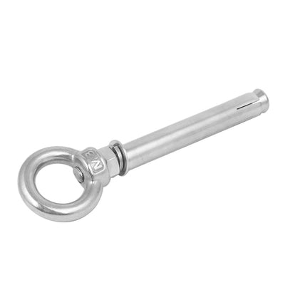 Harfington M8 x 100mm 304 Stainless Steel Sleeve Anchor Concrete Expansion Eye Bolt