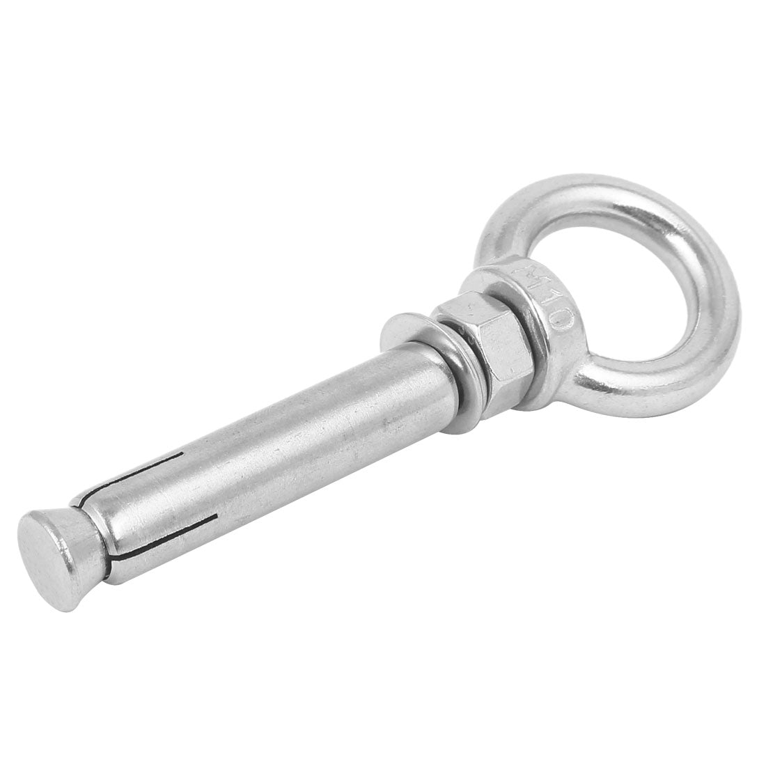 Harfington M10 x 90mm 304 Stainless Steel Sleeve Anchor Concrete Expansion Eye Bolt
