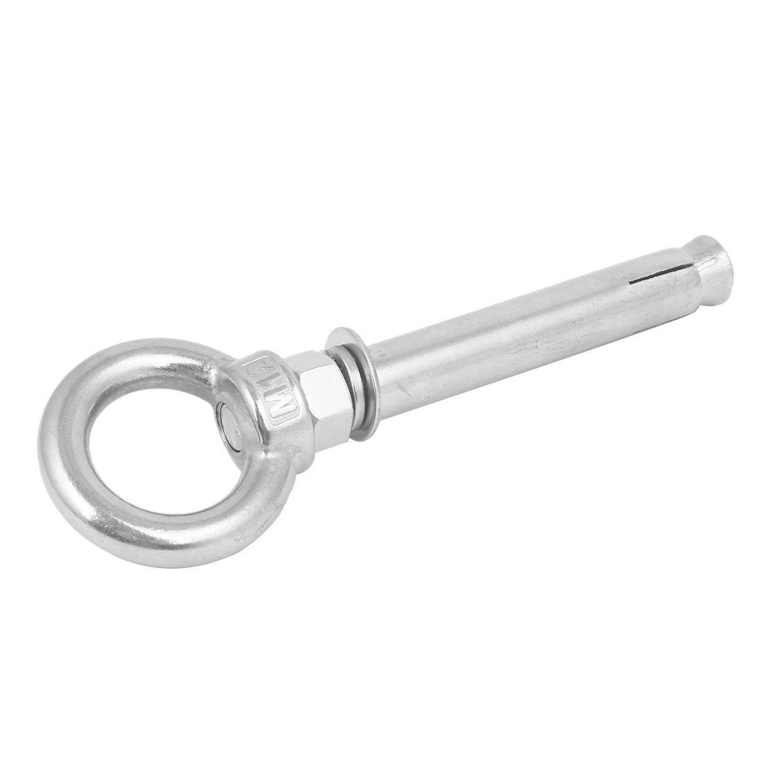 Harfington M12 x 120mm 304 Stainless Steel Sleeve Anchor Concrete Expansion Eye Bolt