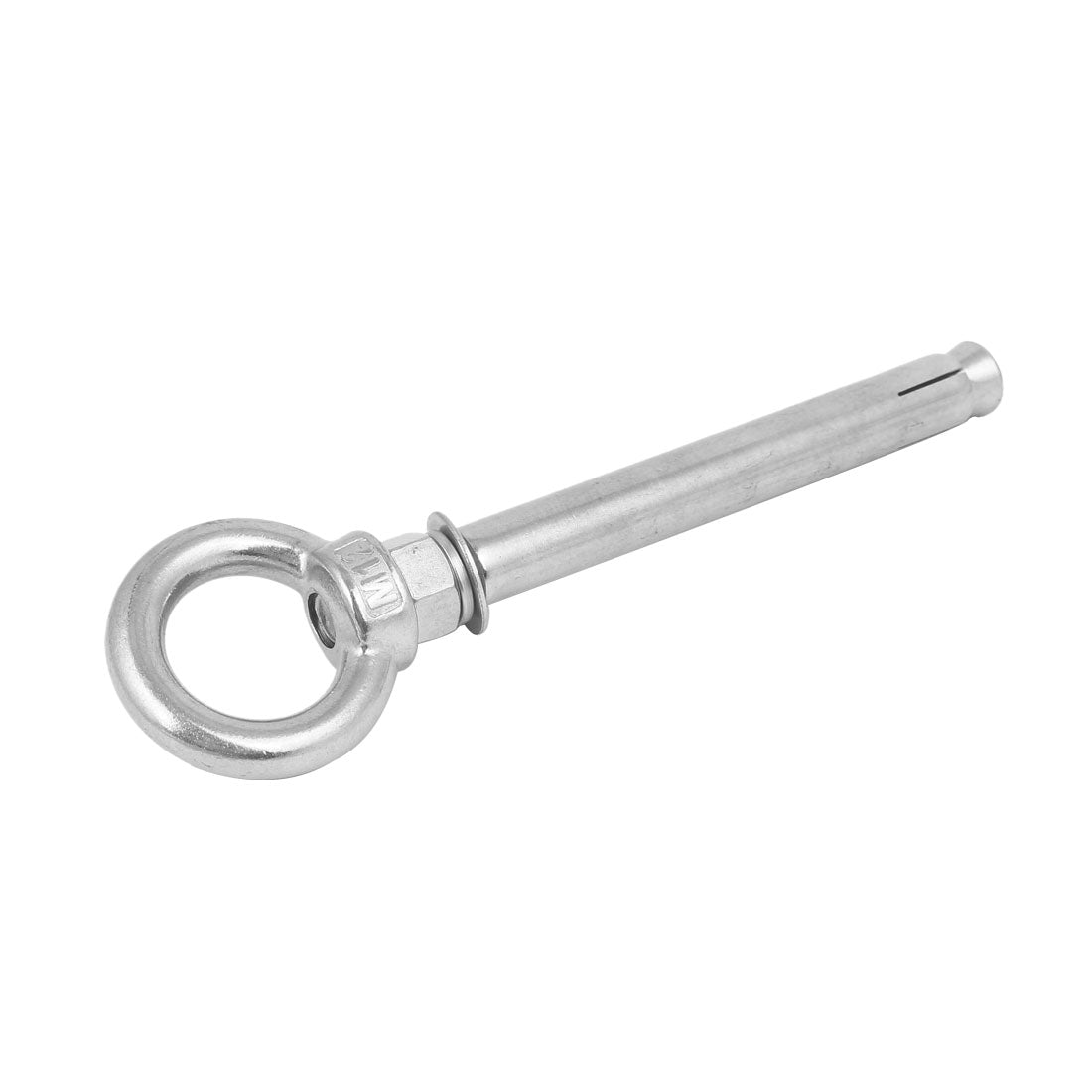 Harfington M12 x 150mm 304 Stainless Steel Sleeve Anchor Eye Bolt Expansion Eyebolt Screw