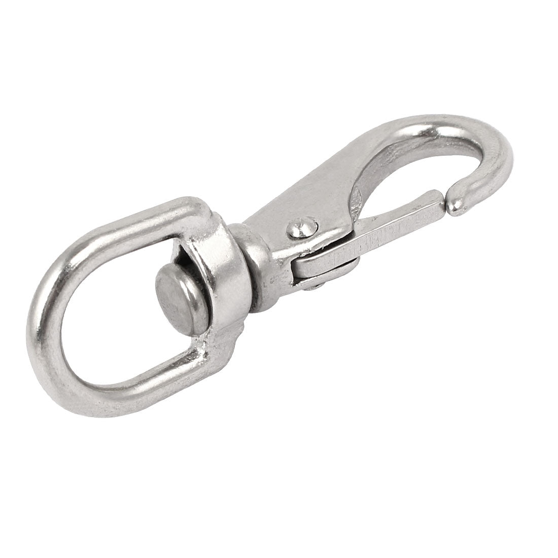 Harfington 64mm x 23mm 304 Stainless Steel Swivel Eye Bolt Lobster Snap Clasp Hook