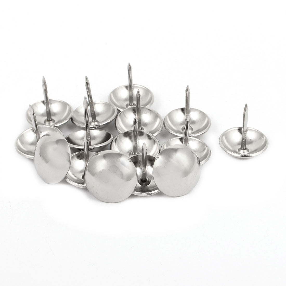 Harfington 19 mm Durchmesser, Polsternägel, dekorative Reißzwecken, Druckstifte, Reißzwecken, 15 Stück