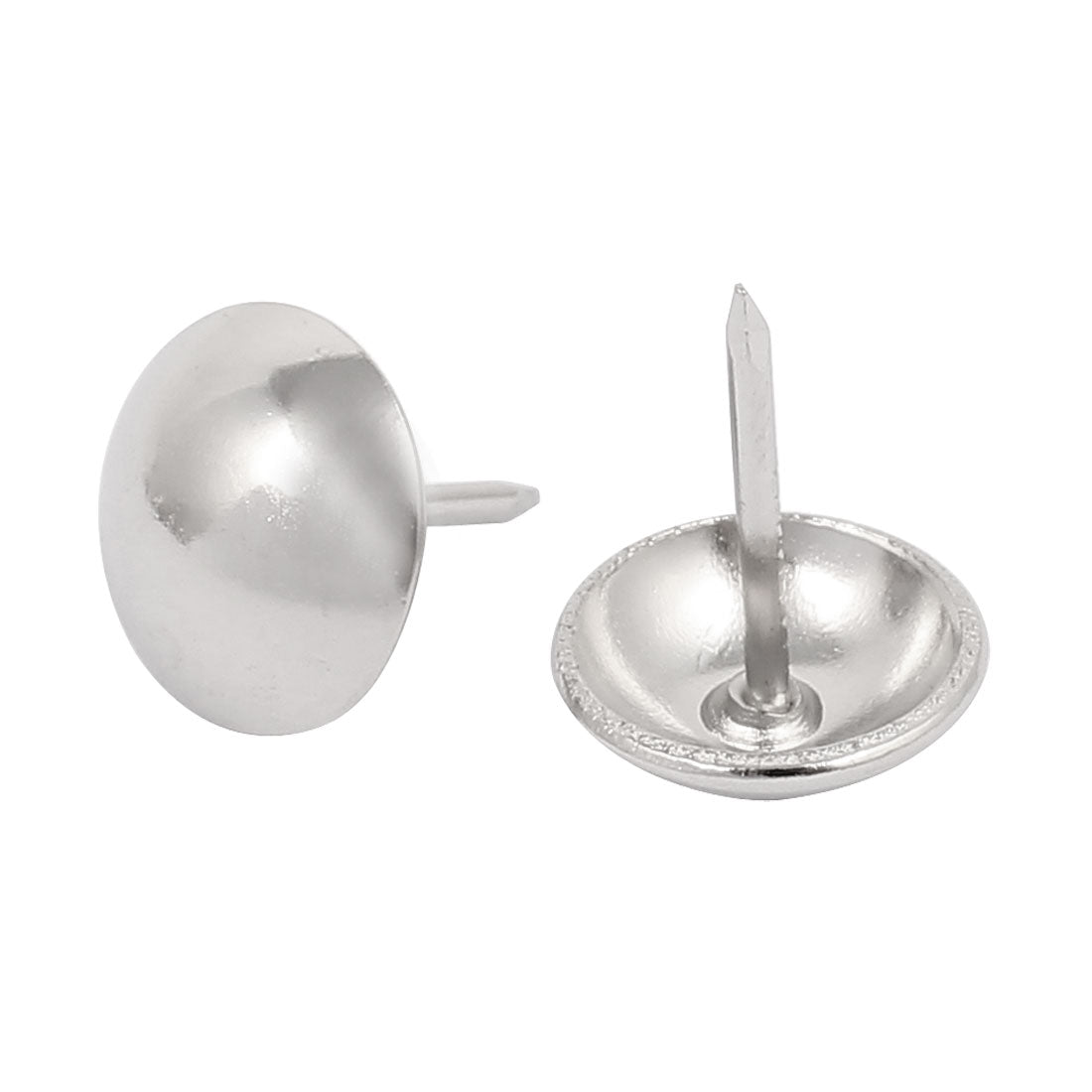 Harfington 14mm Dia Stainless Steel Upholstery Nail Tack Push Pin Thumbtack 35PCS