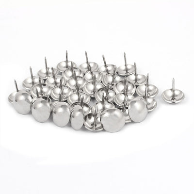 Harfington 19 mm Durchmesser, Edelstahl, Polsternägel, dekorative Reißzwecken, Reißzwecken, 35 Stück