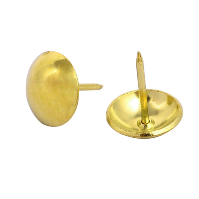 Harfington 19mm Dia Round Head Thumbtack Upholstery Decorative Nail Tack Push Pin 35PCS