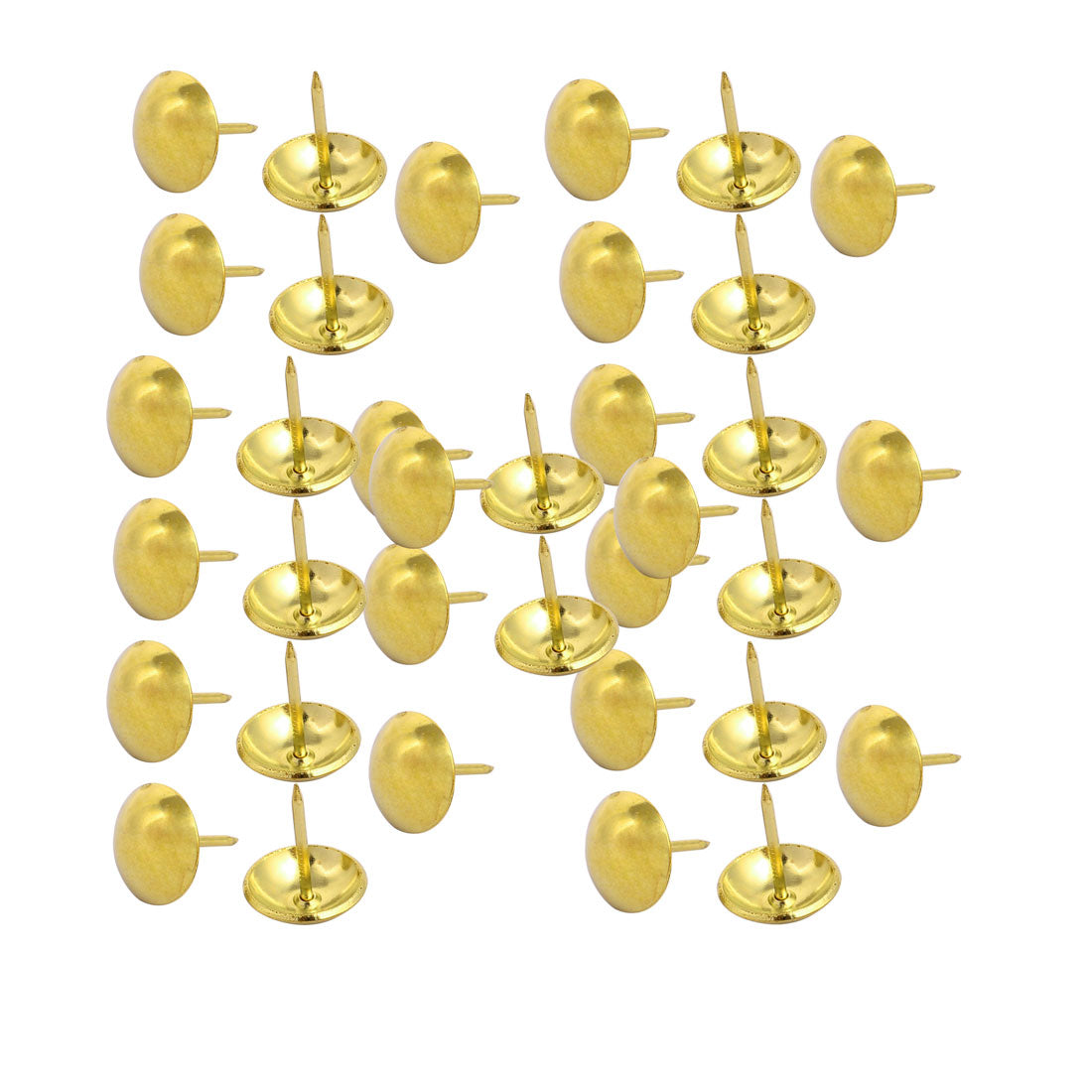 Harfington 19mm Dia Round Head Thumbtack Upholstery Decorative Nail Tack Push Pin 35PCS