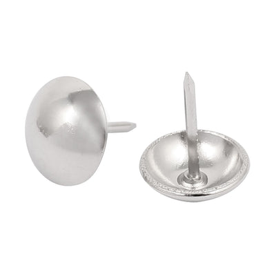 Harfington 14mm Dia Stainless Steel Drawing Pin Upholstery Nail Thumb Tack Pushpin 45PCS