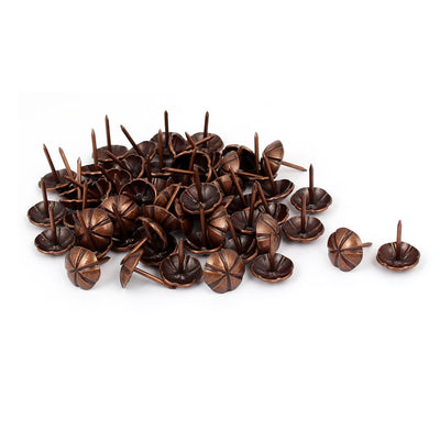 Harfington 16mm Dia Upholstery Nail Decorative Tack Stud Push Pin Thumbtack 60PCS