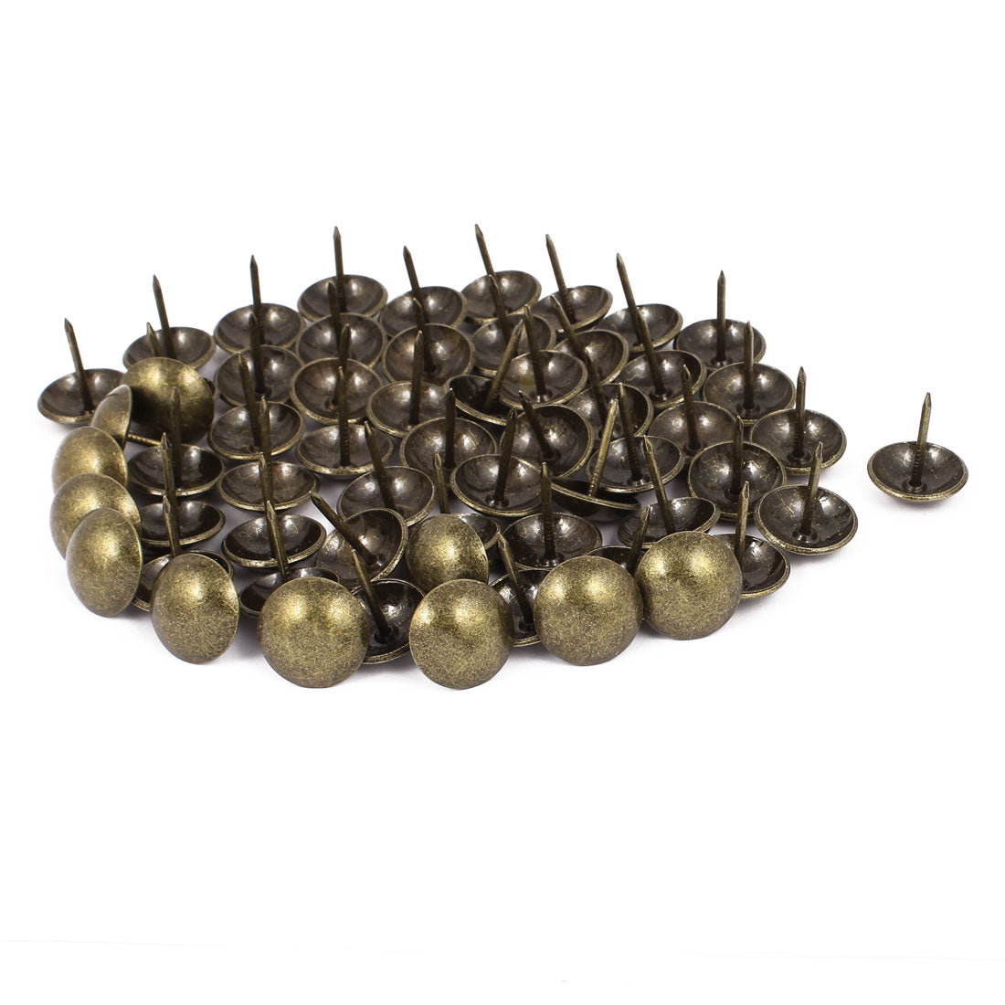 Harfington 19 mm Durchmesser, Polsternägel, dekorative Reißzwecken, Druckstifte, Reißzwecken, 60 Stück