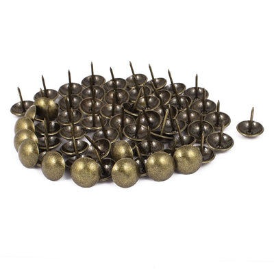 Harfington 19 mm Durchmesser, Polsternägel, dekorative Reißzwecken, Druckstifte, Reißzwecken, 60 Stück