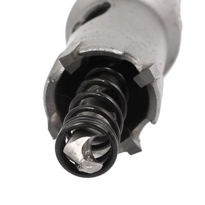 Harfington 19.5mm Cutting Dia 10mm Straight Shank Hole Saw Twist Drill Bit Drilling Tool Gray