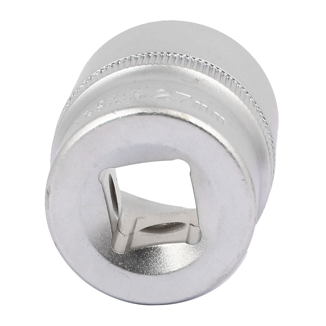 Harfington 1/2" Square Drive 27mm Chrome-vanadium Steel Axle Nut 6 Point Hex Socket Silver Tone