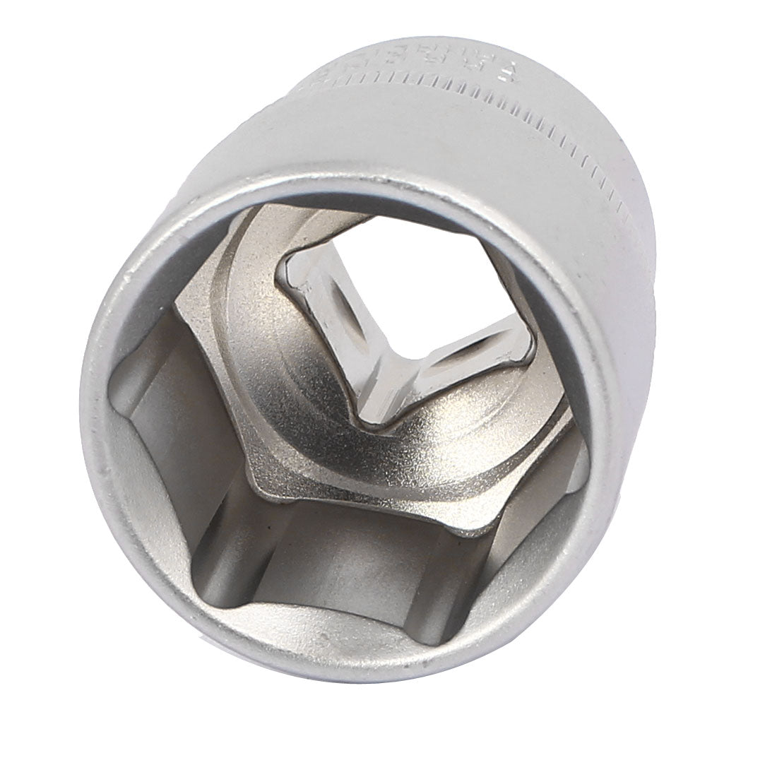 Harfington 1/2" Square Drive 27mm Chrome-vanadium Steel Axle Nut 6 Point Hex Socket Silver Tone