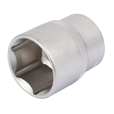 Harfington 1/2" Square Drive 27mm Chrome-vanadium Steel Axle Nut 6 Point Hex Socket Silver Tone