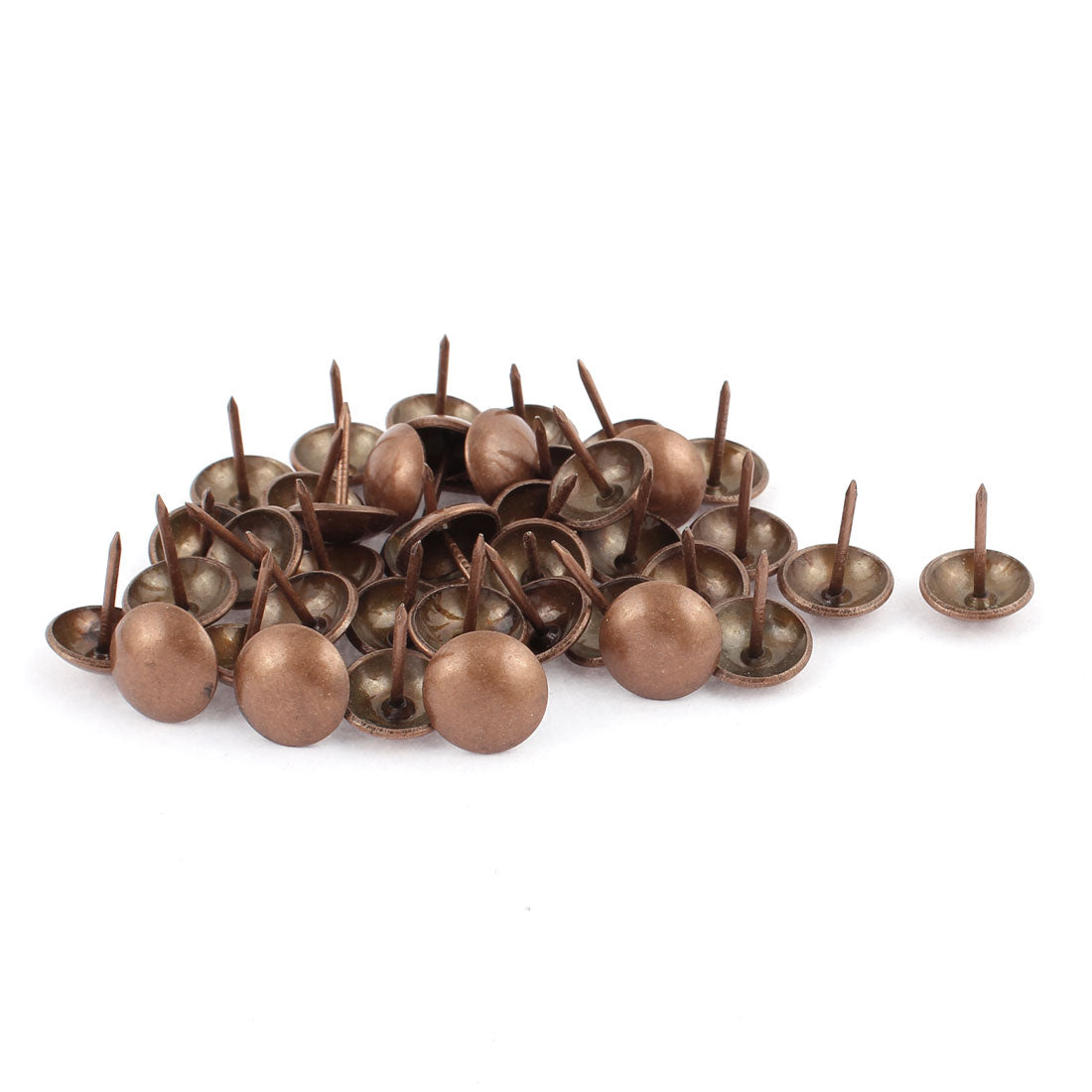 Harfington 14mm Dia Upholstery Nail Tack Stud Push Pin 40PCS for Wood Furniture Decor