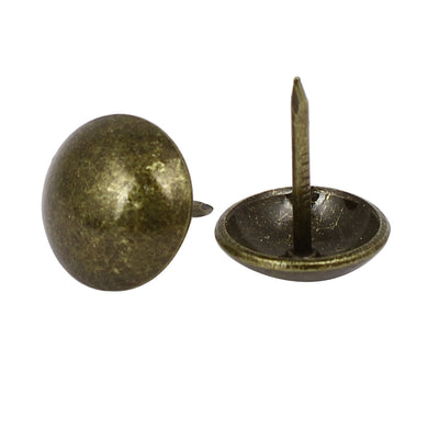 Harfington 14mm Dia Metal Upholstery Tack Nail Decorative Thumbtack Pushpin Doornail 200PCS