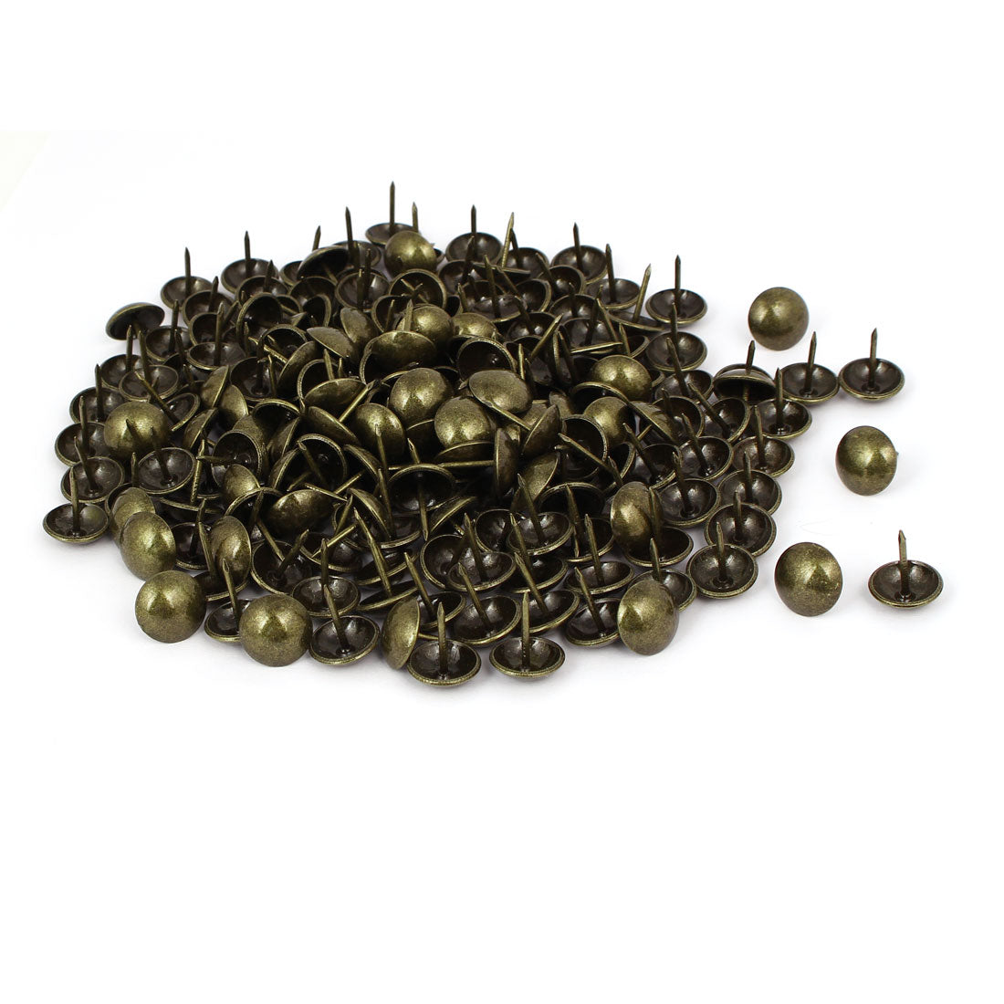Harfington 14mm Dia Metal Upholstery Tack Nail Decorative Thumbtack Pushpin Doornail 200PCS