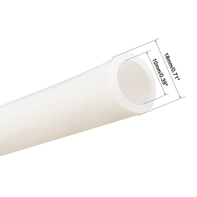 Harfington Silicone Tube 1 Meter Flexible Silicone Rubber Tubing Water Air Hose Pipe for Pump Transfer